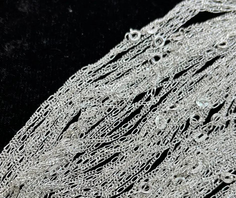 [CAD-451] Cadena_Tejido_Cartier_ 1mm_ 36 cm (bebés & niños)