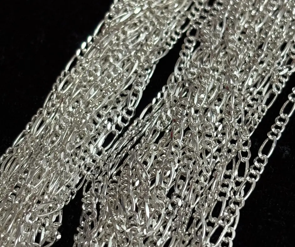 Cadena_Tejido_Cartier Diamantada_ 3 mm_Gruesa_ 50 cm