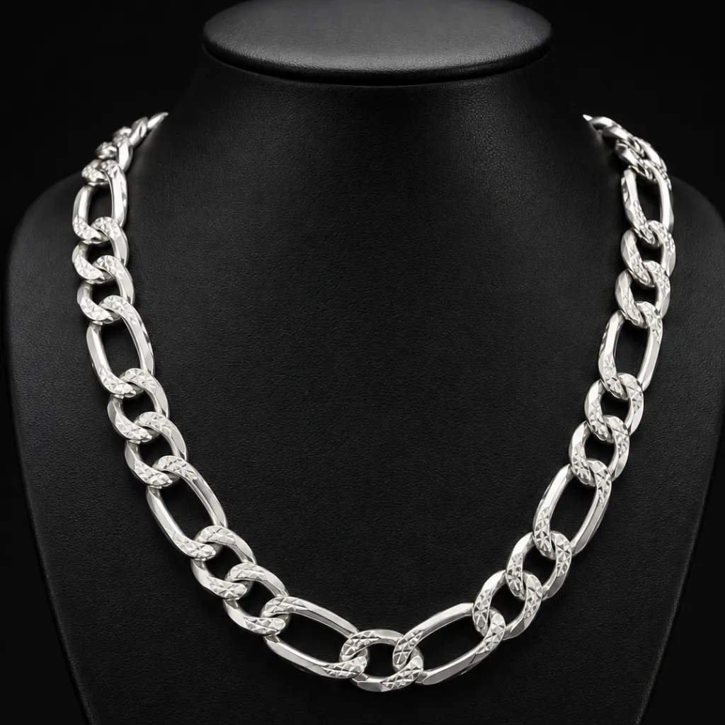 Cadena_Tejido_Cartier Diamantada_ 1. 2 cm x 60 cm