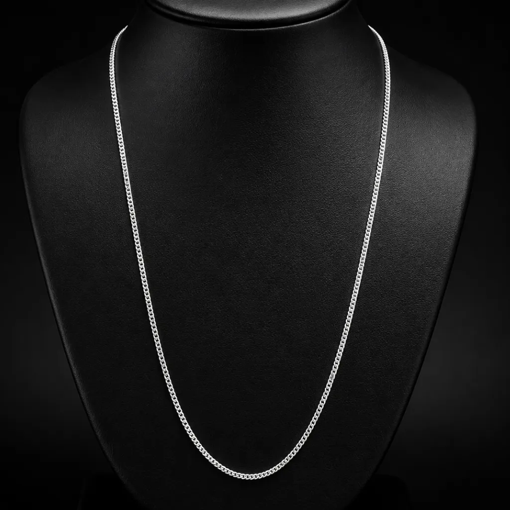 Cadena_Cubano delgada LISA_50 cm