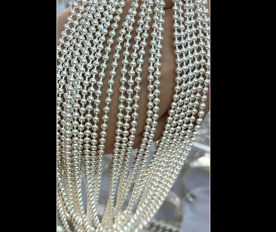 Cadena_Tejido Militar_ 2mm_gruesa_ 65 cm