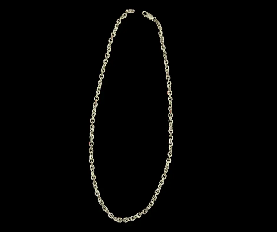 [CAD-415] Cadena_Tejido_ Choker_ eslabones_ 2mm_ 40 cm