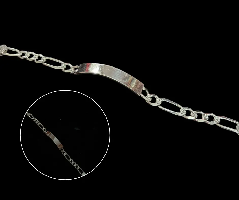 [PUL-0220] Pulso con placa_Cartier Diamantada_8 mm
