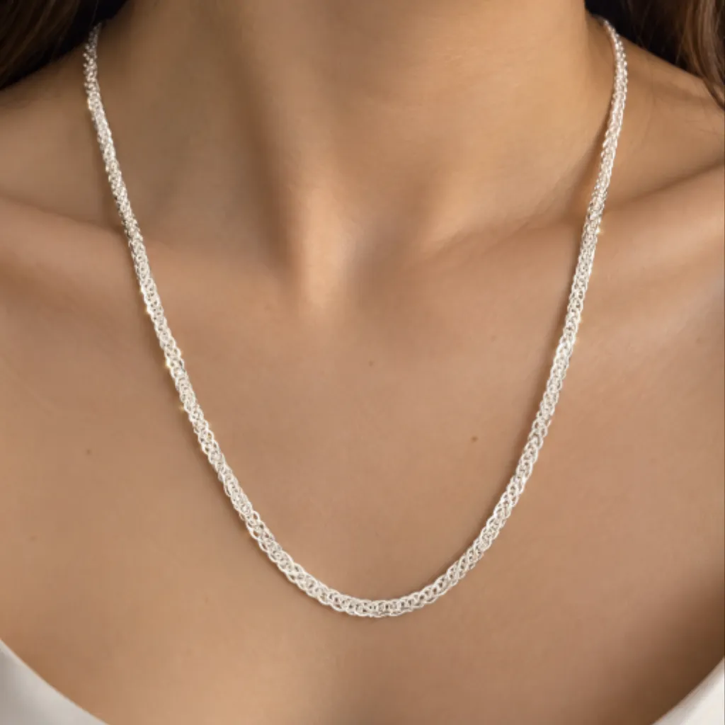 Cadena de moda unisex_Tejido Franco (2mm) (franco-2mm)