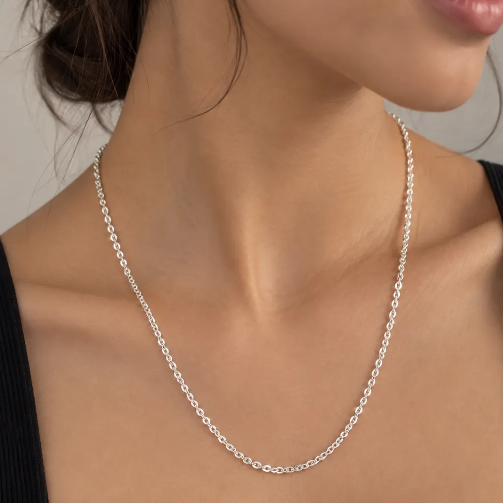 Cadena de moda unisex_Tejido ancla (1mm) (anc-1mm)
