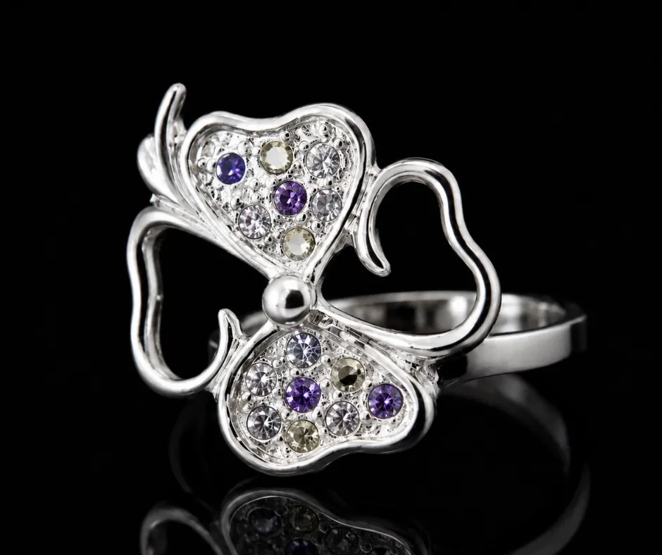 Anillo_Trébol circonia (ANI-214)