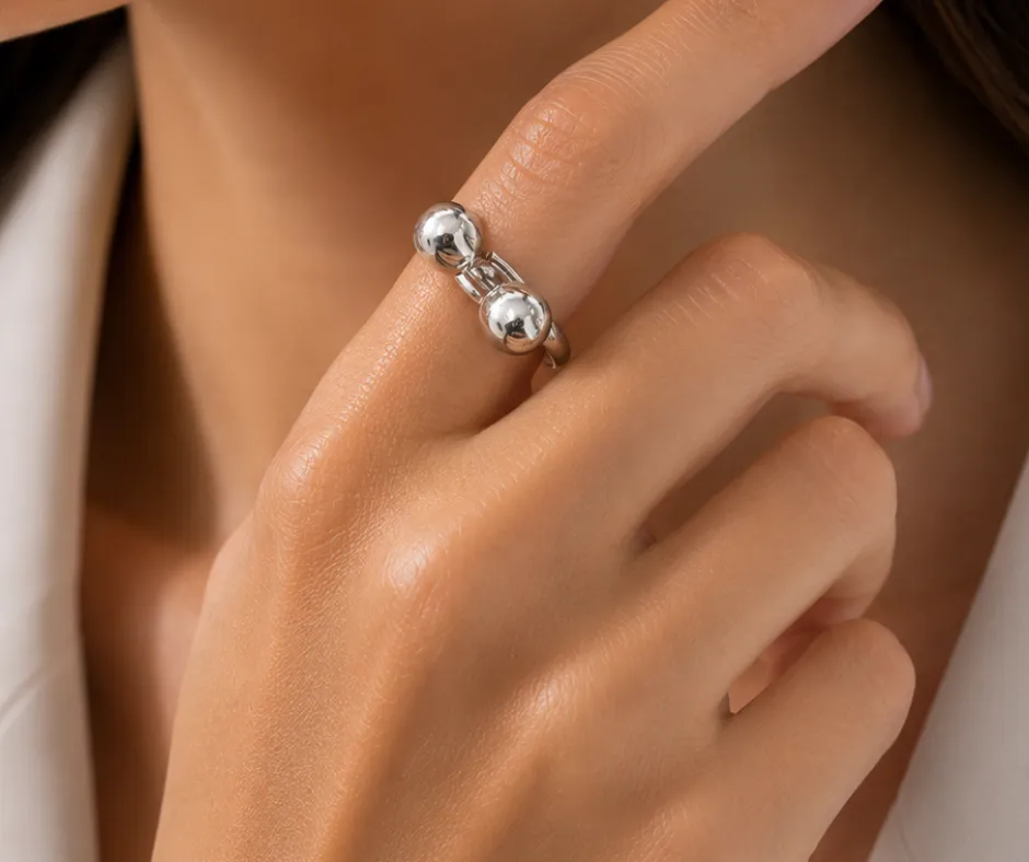 Anillo_Nudo 2 bolas_ajustable