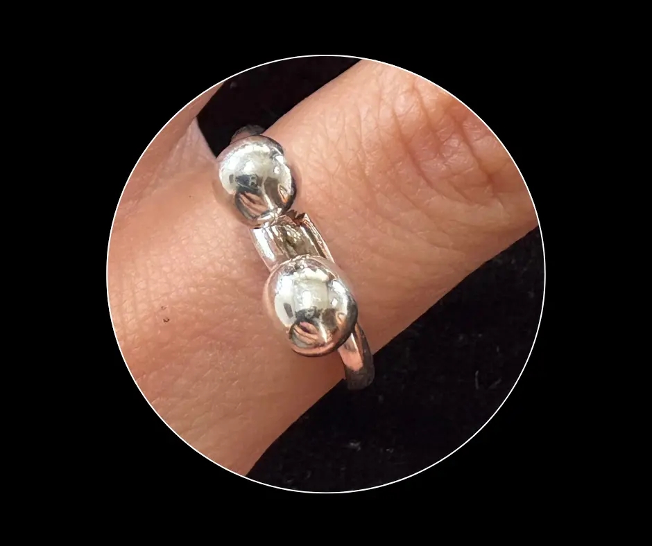 [ANI-206] Anillo_nudo_2 bolas_ajustable