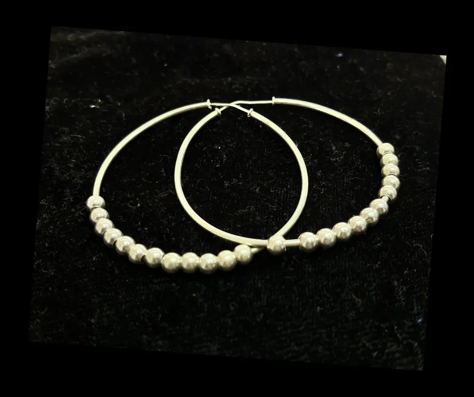 [ARR-268] Arracada_Bolitas 6 cm de diámetro