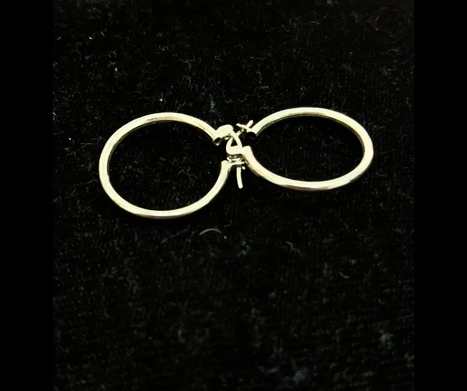 [ARR-300] Arracada_Lisa 2.5 cm de diámetro