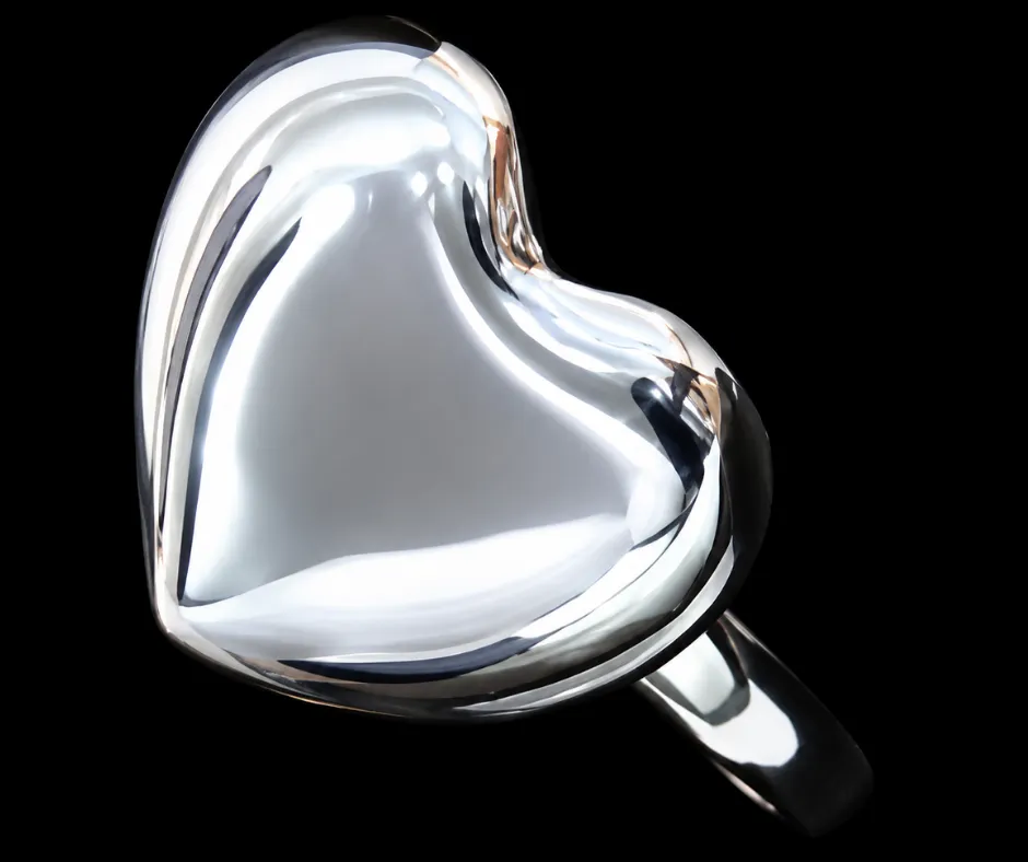 Anillo_Liso_Corazón globo (ANI-176)