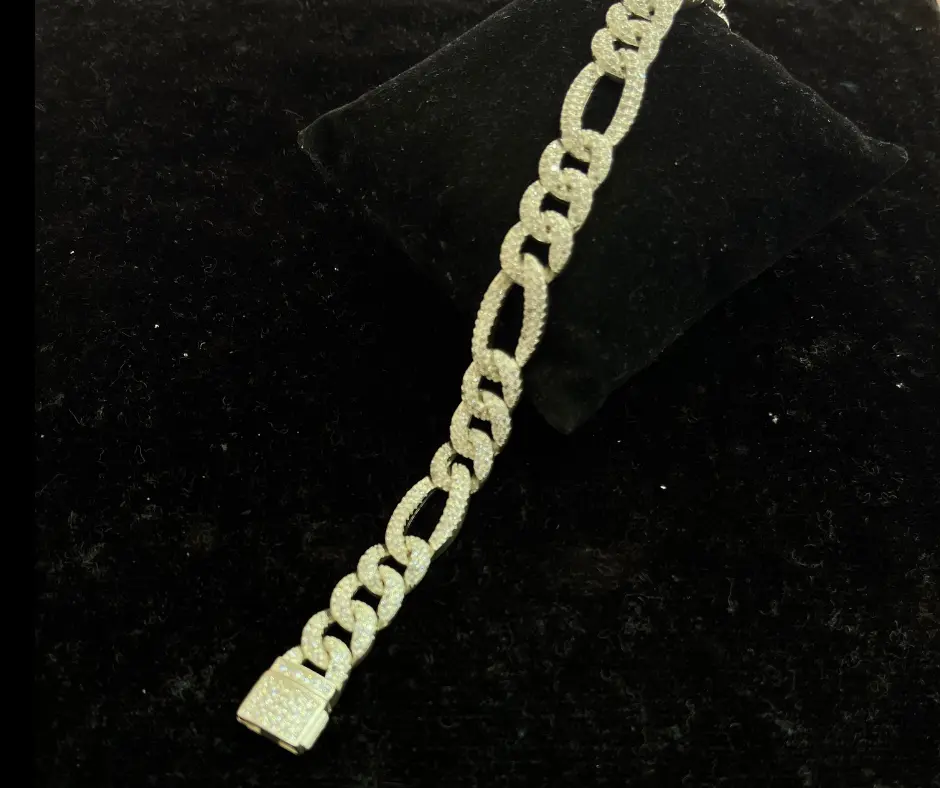 Circonia incrustada_Pulso Cartier 21 cm, 1cm