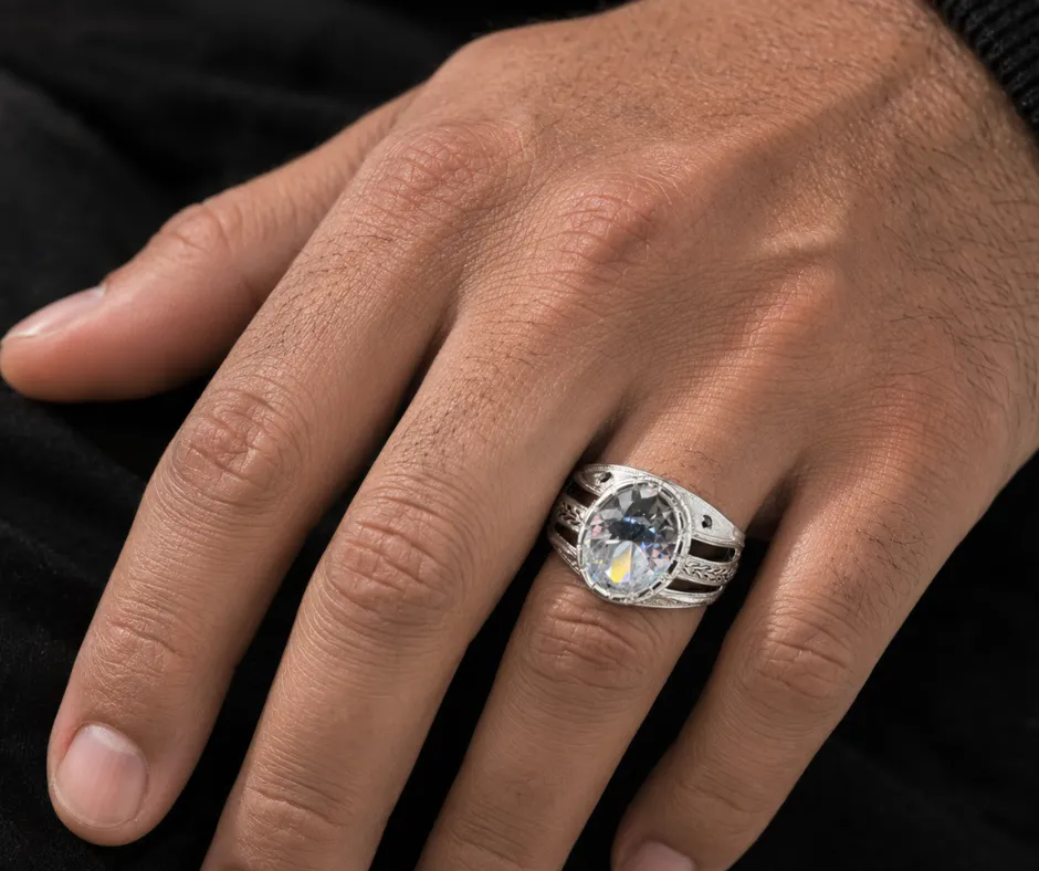 Anillo_Circonia central blanca