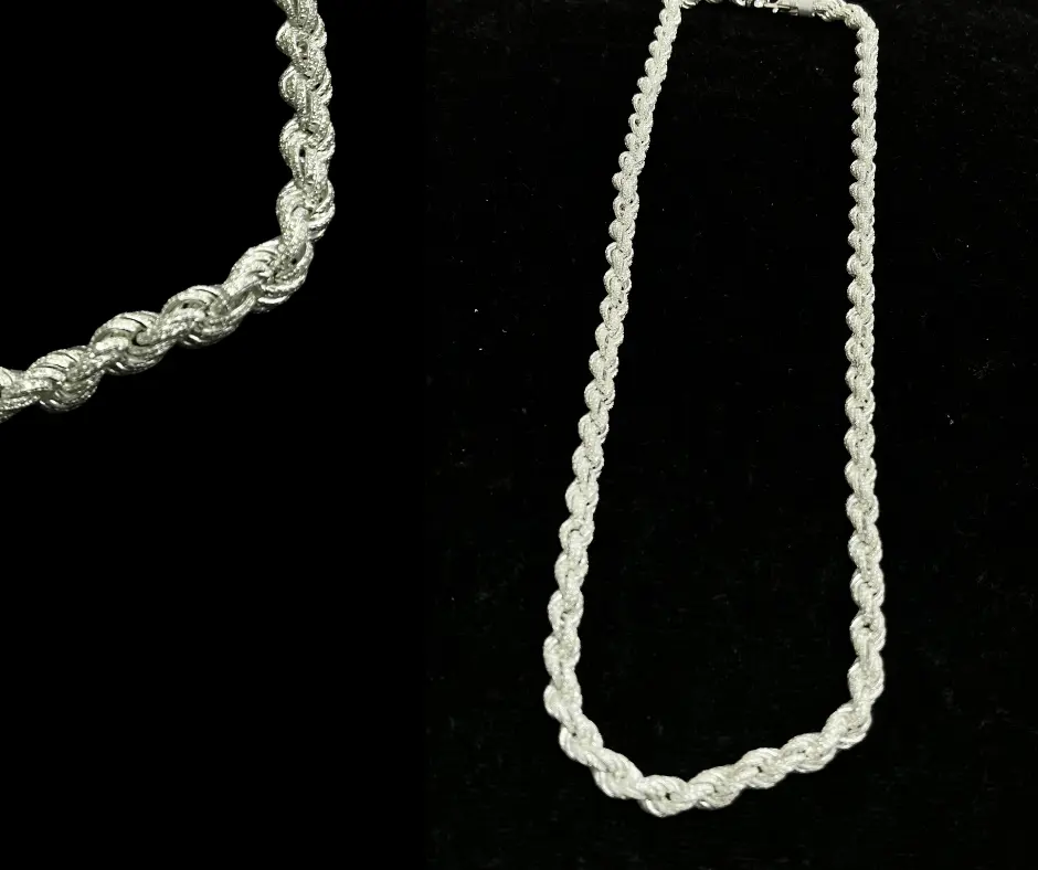 [CAD-414] Cadena circonia incrustada_Torsal 60 cm