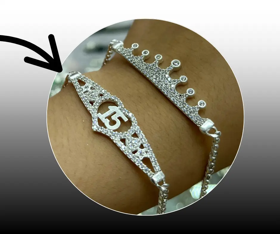 Pulsera_ 15 años 17 cm