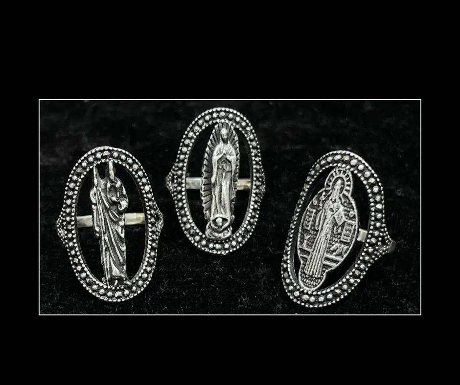 Anillo_Marquesita_Virgen de Gudalupe_San Benito_San Judas