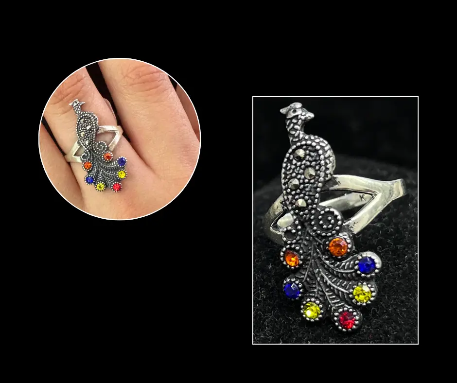 [ANI-98] Anillo_Marquesita_Pavo Real