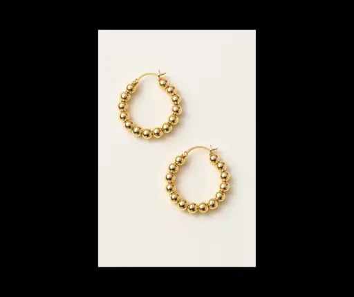 Aretes bolso bolitas