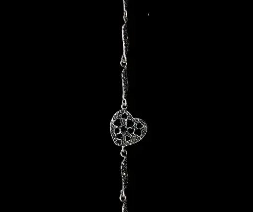 Pulsera marquesitas_19 cm Corazón
