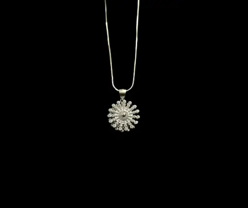 Dije giratorio_ antiestres_(Solo dije) Flor en mandala 