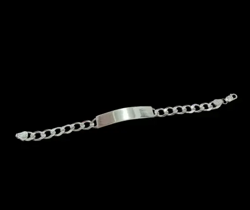 Pulso con placa_Barbado Diamantado_8 mm
