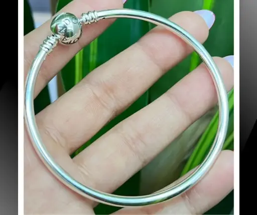 Pandora_Brazalete Rígido Broche circular 20 cm 
