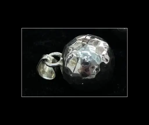 Llamador de ángeles_Esfera martillada_G_ 2.5 cm