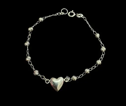 Pulsera bola azucarada globo corazón