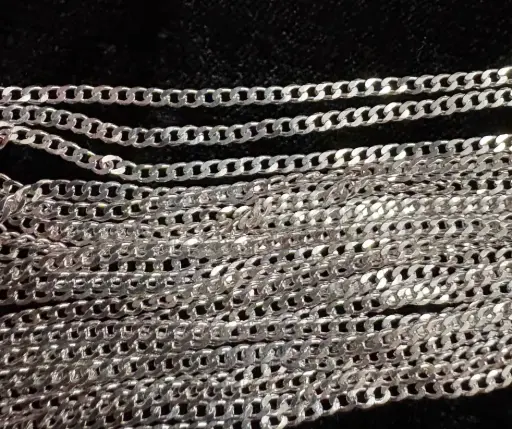 Cadena_Tejido_ Cubano/Barbada_ 1 mm_ 55 cm