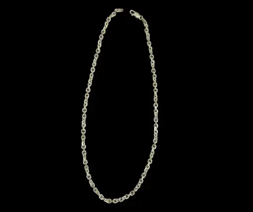 Cadena_Tejido_ Choker_ eslabones_ 2mm_ 40 cm