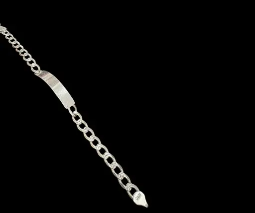 Pulso con placa_Barbado Diamantado_6 mm