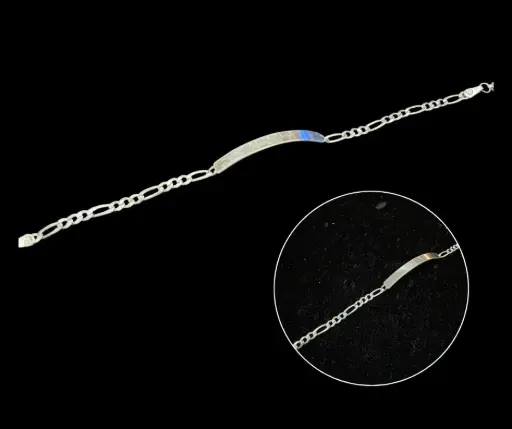 Pulso con placa_Cartier Diamantada_3 mm