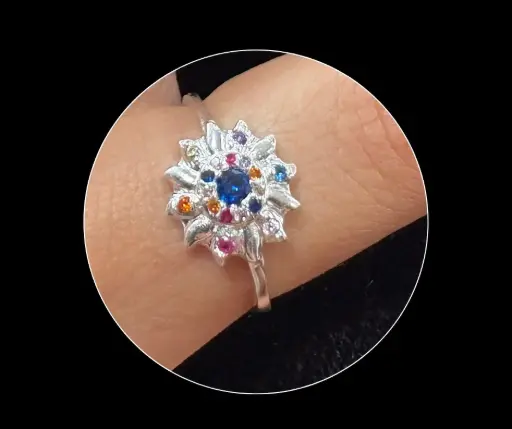 Anillo_flor_girasol_mosaico