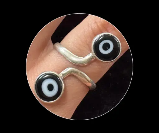 Anillo_ojo turco_negro_ajsutable
