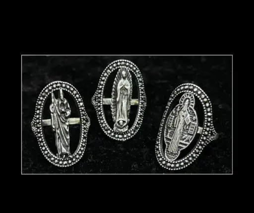 Anillo_Marquesita_Virgen de Gudalupe_San Benito_San Judas
