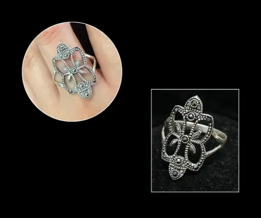 Anillo_Marquesita_Flor con cinco puntos
