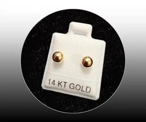 Broquel_Oro 14K_Dormilona lisa