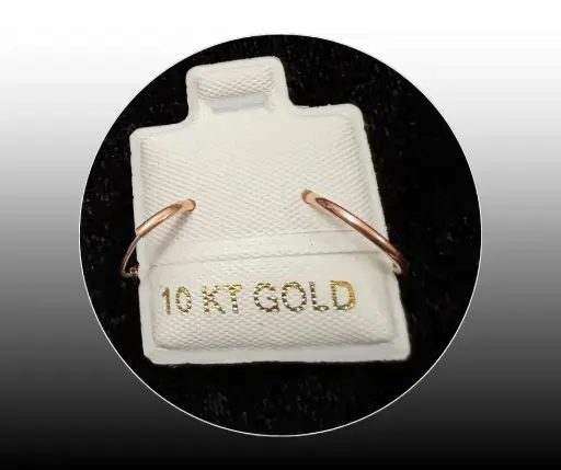 Broquel_Oro 10K_ Arracada mini