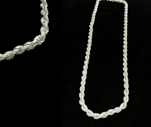 Cadena circonia incrustada_Torsal 60 cm 