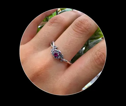Anillo pandora_ disney princess_circonia incrustada_Rosa
