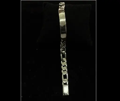 Esclava con placa Cartier (Broche aguja) 20 cm 1cm